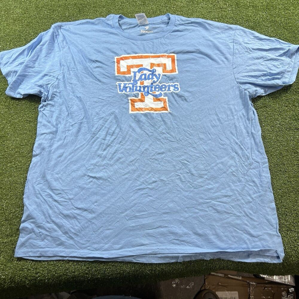 Tennessee Volunteers Fanatics Lady Vols Light Blue T-Shirt Men's 3XL NWOT